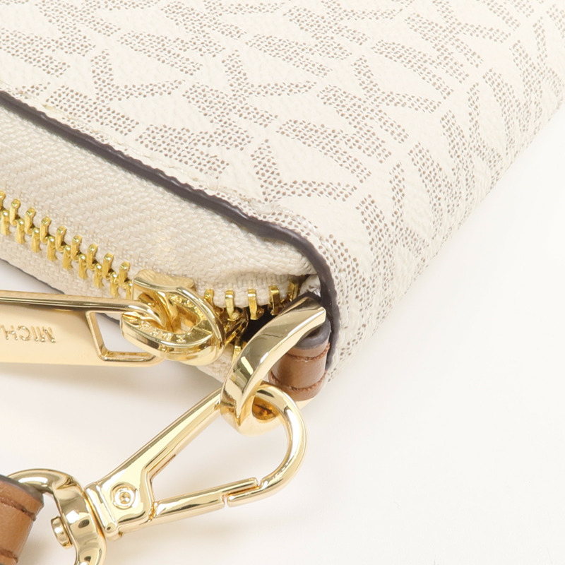 Michael Kors 塗層帆布Long Wallet金扣長錢包-7