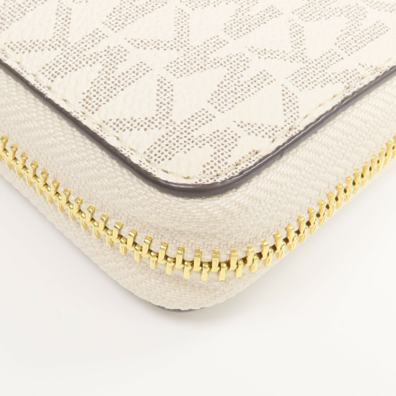 Michael Kors 塗層帆布Long Wallet金扣長錢包-9