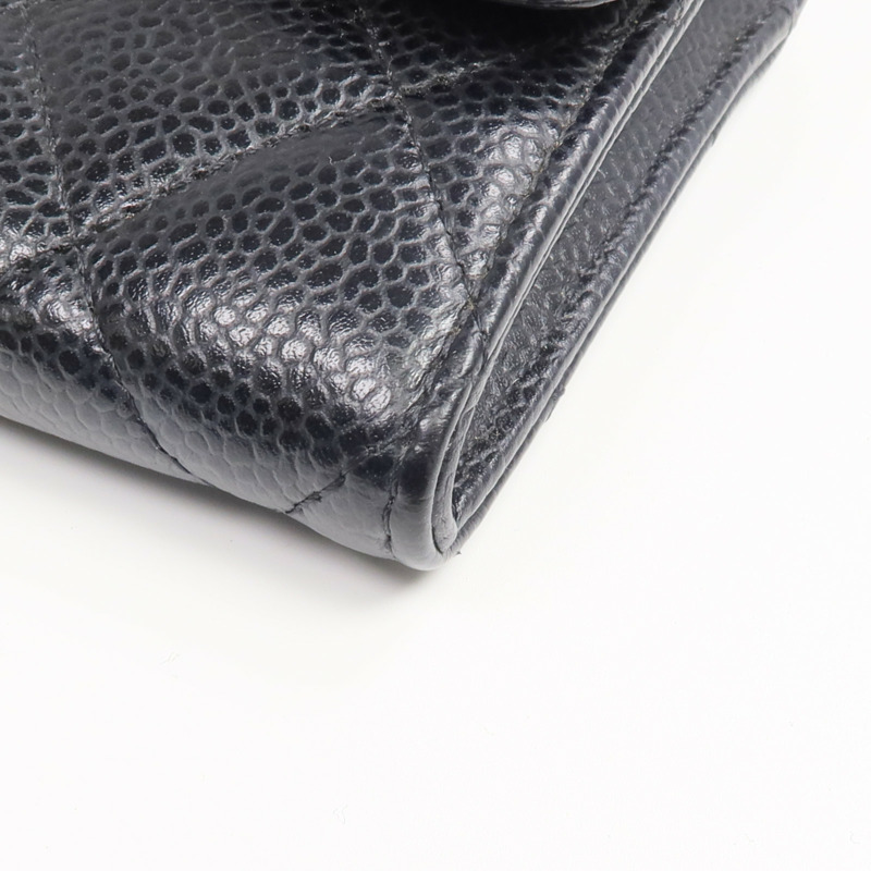 CHANEL 牛皮皮革Long Wallet金扣長錢包-6