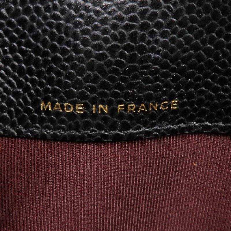 CHANEL 牛皮皮革Long Wallet金扣長錢包-14