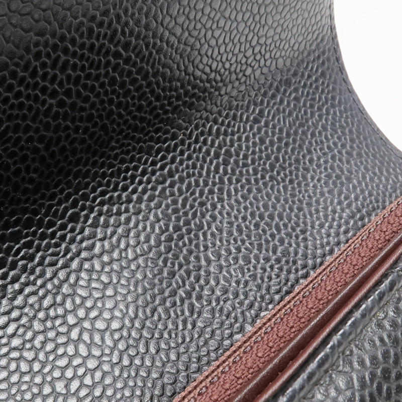 CHANEL 牛皮皮革Long Wallet金扣長錢包-15