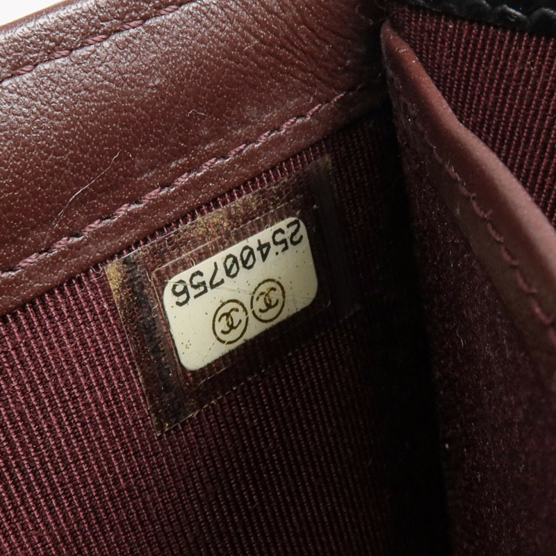 CHANEL 牛皮皮革Long Wallet金扣長錢包-16