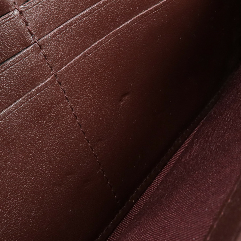 CHANEL 牛皮皮革Long Wallet金扣長錢包-17