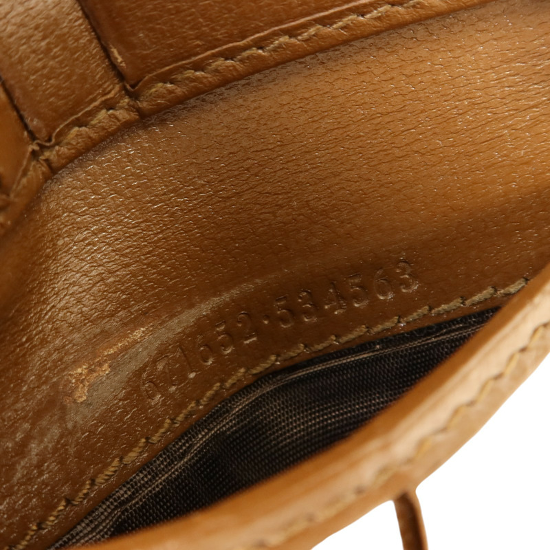 GUCCI 塗層帆布/牛皮皮革Supreme Wallet錢包-8