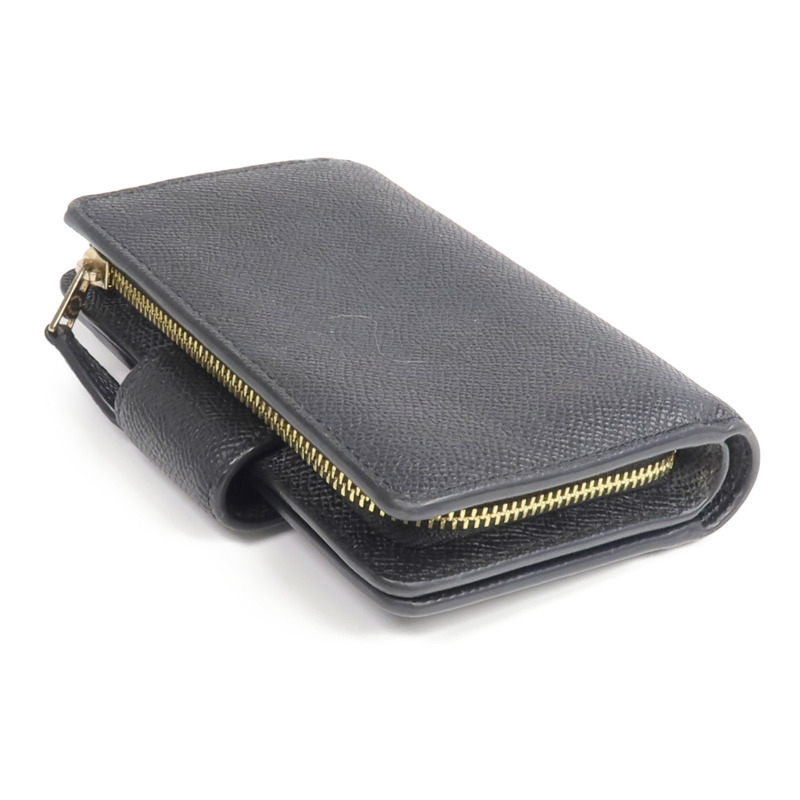 COACH 牛皮皮革Wallet金扣錢包-4