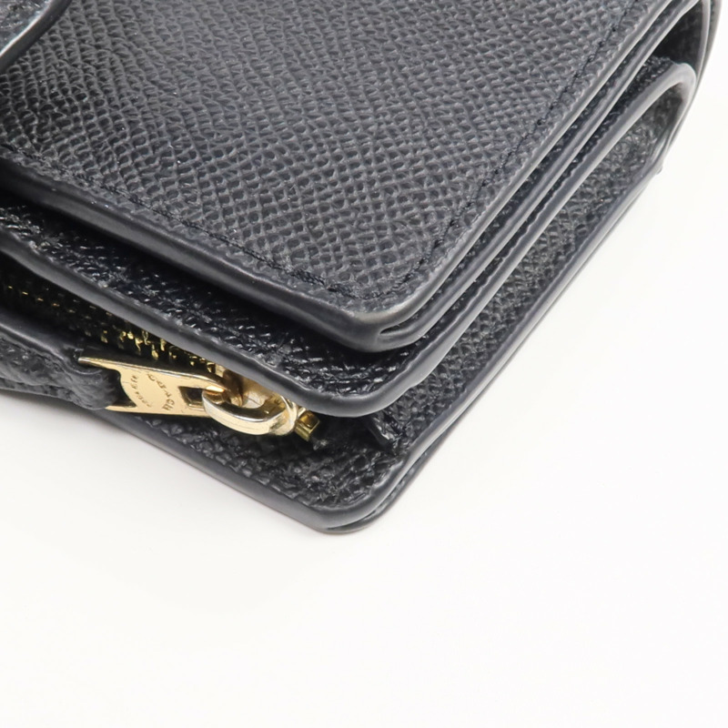 COACH 牛皮皮革Wallet金扣錢包-13
