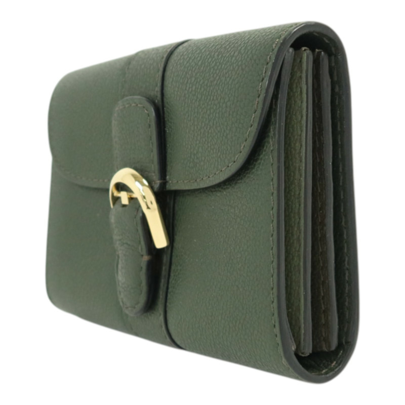 Delvaux 牛皮皮革Brillant Card Holder金扣卡片套-2