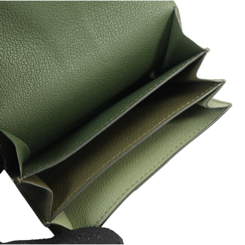 Delvaux 牛皮皮革Brillant Card Holder金扣卡片套-5