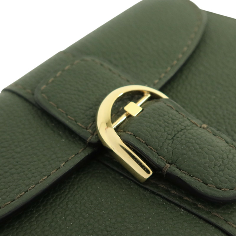 Delvaux 牛皮皮革Brillant Card Holder金扣卡片套-7