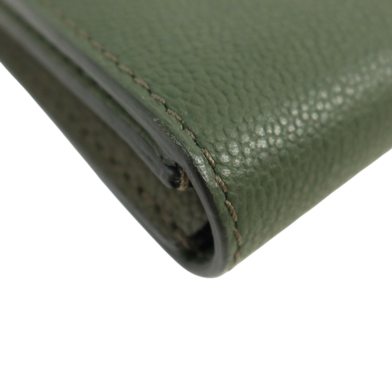 Delvaux 牛皮皮革Brillant Card Holder金扣卡片套-9