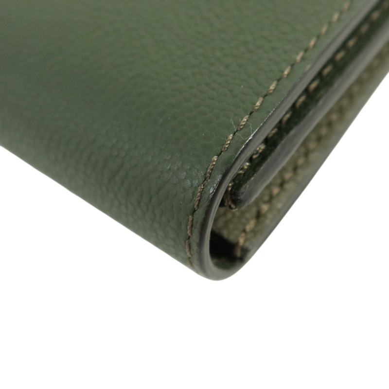 Delvaux 牛皮皮革Brillant Card Holder金扣卡片套-12