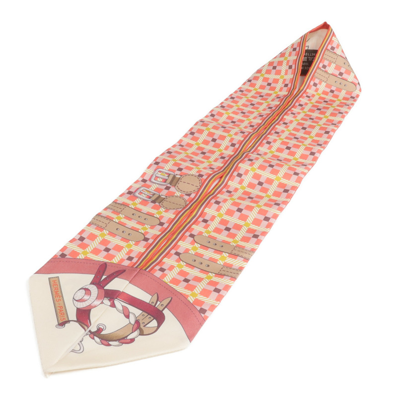HERMES 絲質Twilly絲巾-2