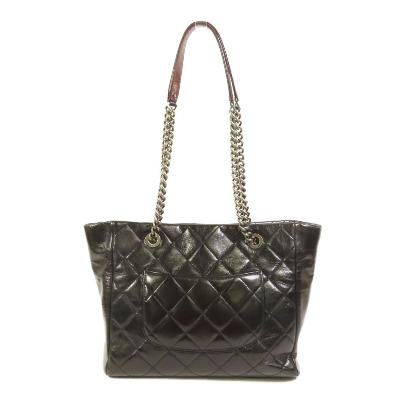 CHANEL 牛皮皮革Chain Shoulder肩背袋-1