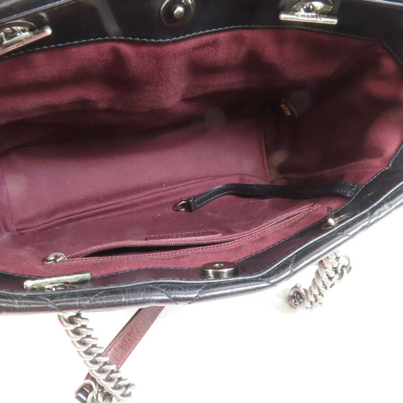 CHANEL 牛皮皮革Chain Shoulder肩背袋-4