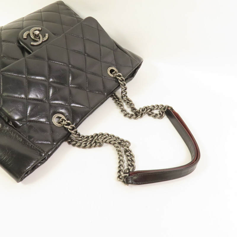 CHANEL 牛皮皮革Chain Shoulder肩背袋-5