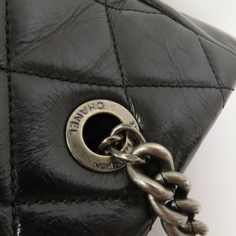 CHANEL 牛皮皮革Chain Shoulder肩背袋-6