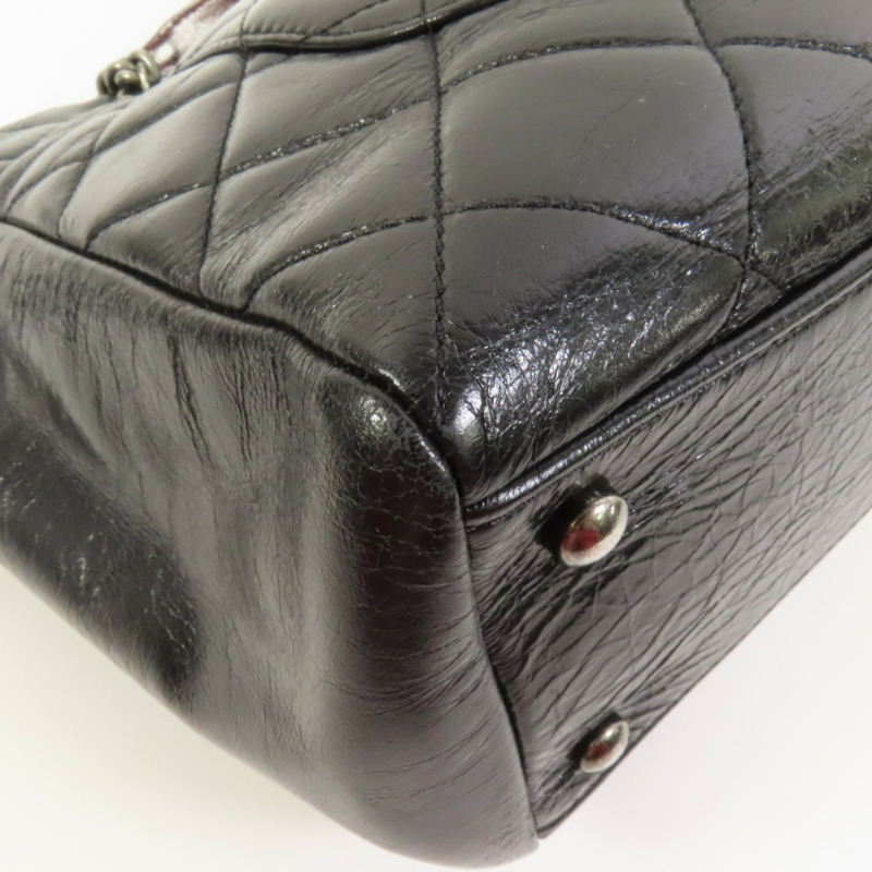 CHANEL 牛皮皮革Chain Shoulder肩背袋-11