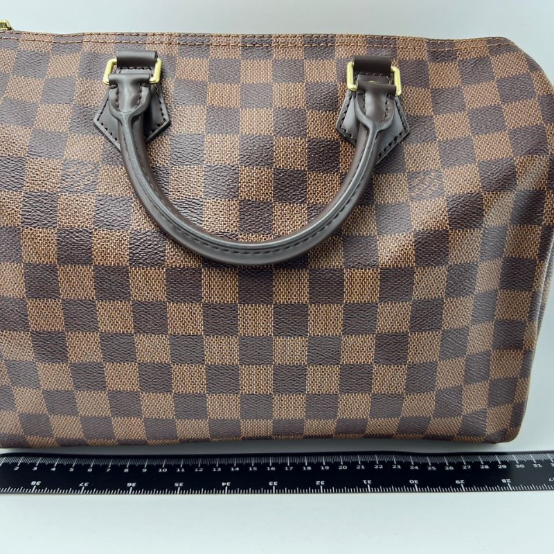 Louis Vuitton Speedy 棋盤格枕頭包-0