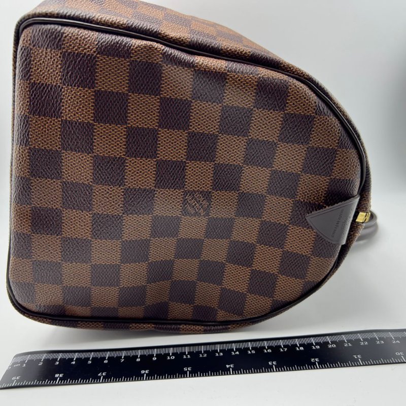 Louis Vuitton Speedy 棋盤格枕頭包-3