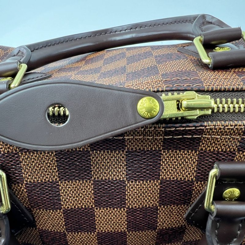 Louis Vuitton Speedy 棋盤格枕頭包-5