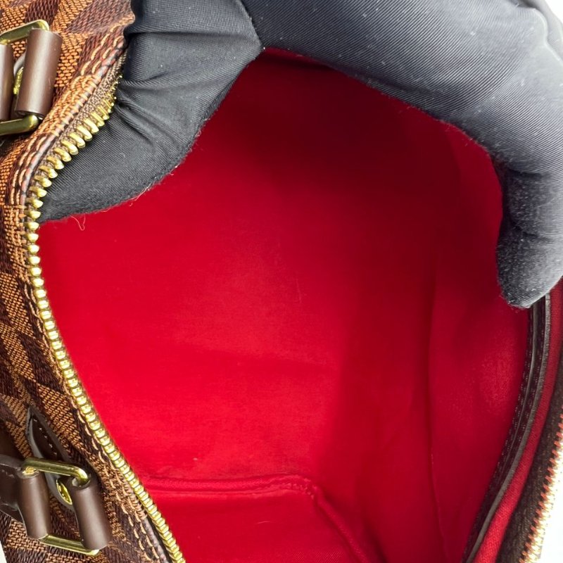 Louis Vuitton Speedy 棋盤格枕頭包-15