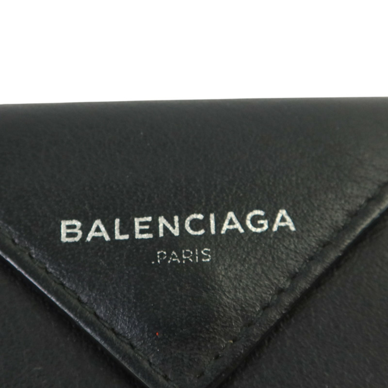BALENCIAGA 牛皮皮革Wallet銀扣錢包-9