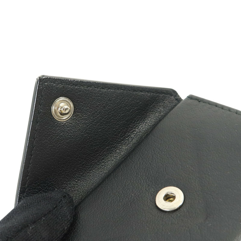 BALENCIAGA 牛皮皮革Wallet銀扣錢包-15