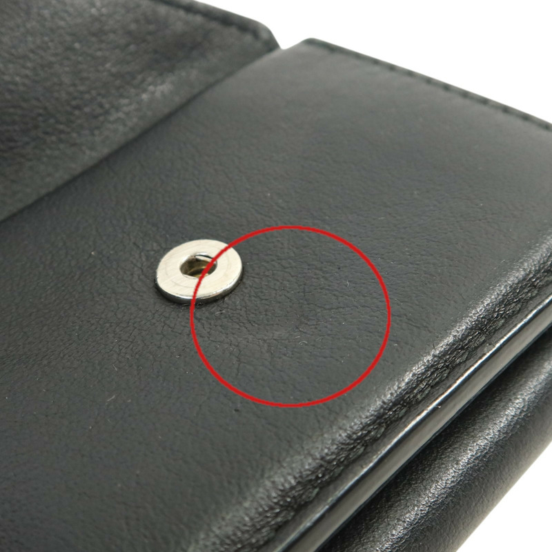 BALENCIAGA 牛皮皮革Wallet銀扣錢包-17