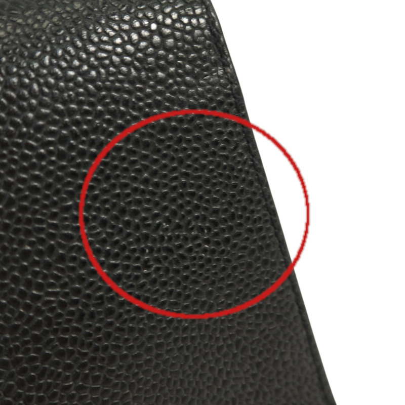 CHANEL 牛皮皮革Coco Mark Logo Cigarette Pouch金扣香煙包-12