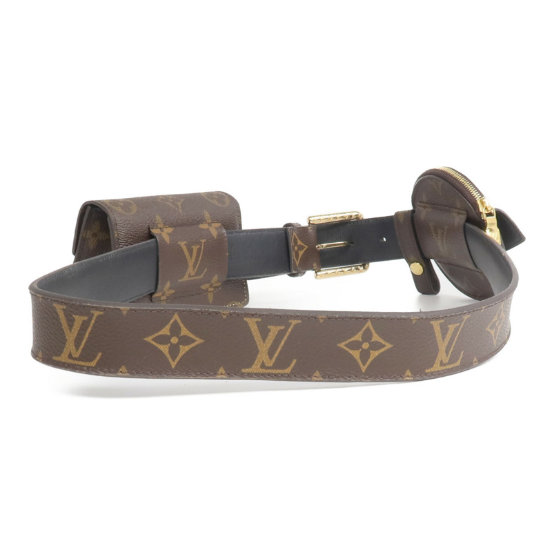 LOUIS VUITTON Monogram Ceinture Daily Multi Pocket Belt金扣腰包-2