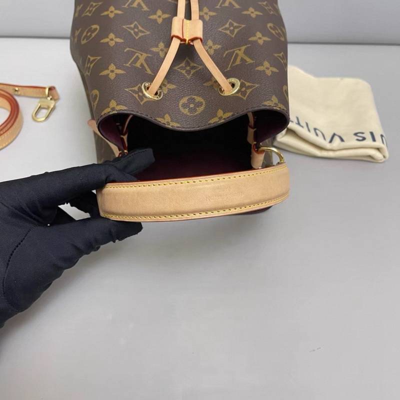 LV路易威登NeoNoe bb老花水桶包芯片-2