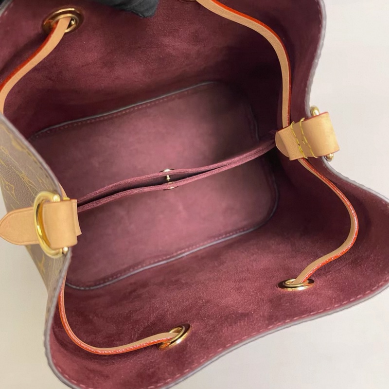 LV路易威登NeoNoe bb老花水桶包芯片-7