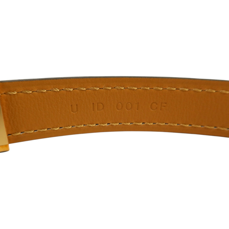 HERMES Epsom皮革Belt金扣皮革Noir-4