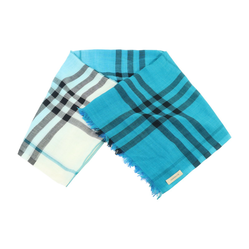 BURBERRY 羊毛/絲質Scarf圍巾-4