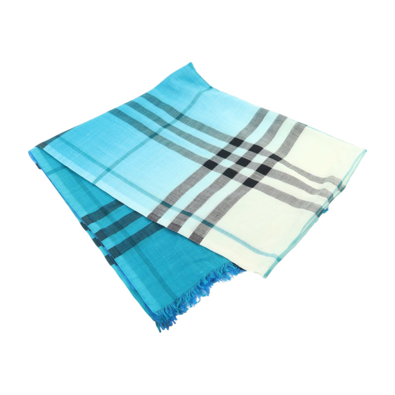 BURBERRY 羊毛/絲質Scarf圍巾-6