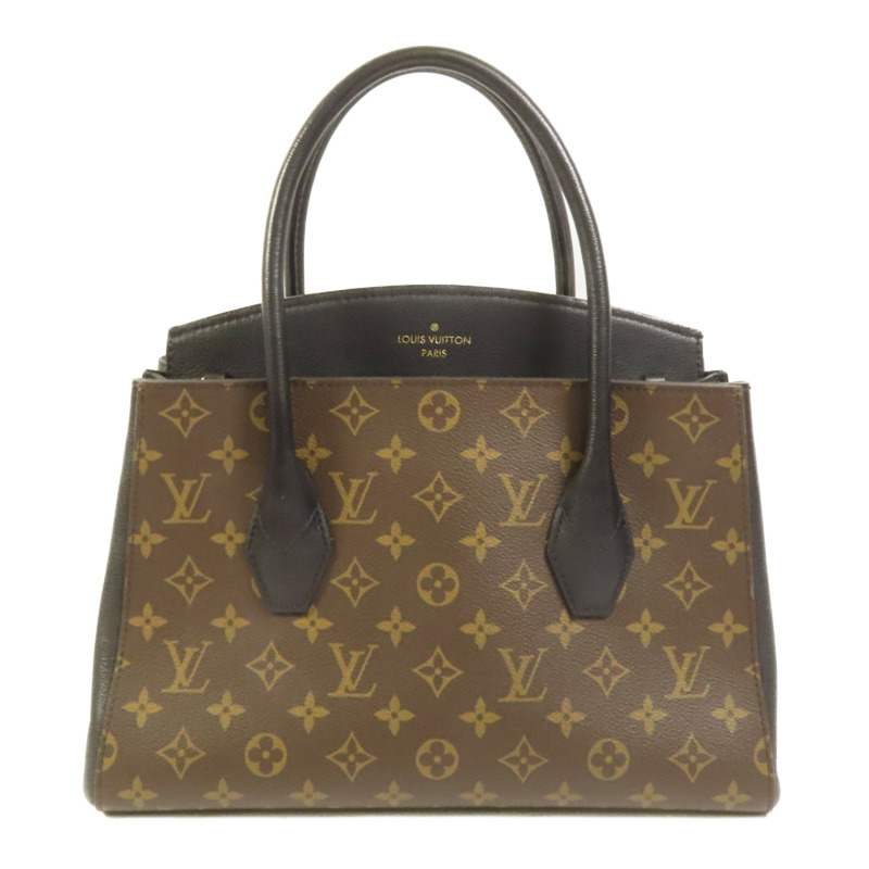 LOUIS VUITTON Monogram/牛皮皮革Florine金扣手挽肩背兩用袋-1