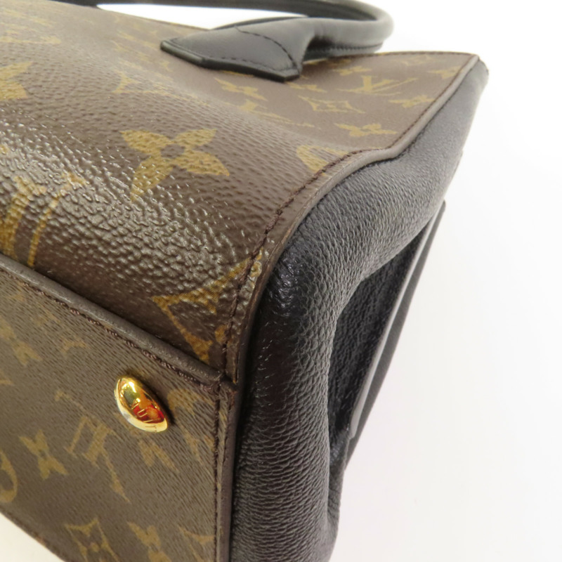 LOUIS VUITTON Monogram/牛皮皮革Florine金扣手挽肩背兩用袋-12