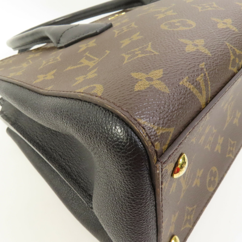 LOUIS VUITTON Monogram/牛皮皮革Florine金扣手挽肩背兩用袋-13