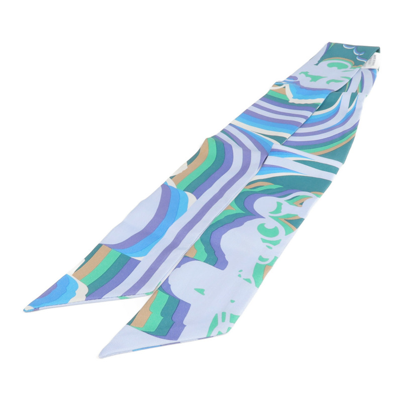 HERMES 絲質Twilly絲巾-1