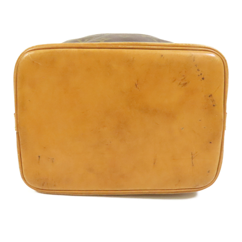 LOUIS VUITTON Monogram Mini Noe金扣肩背袋棕色-3