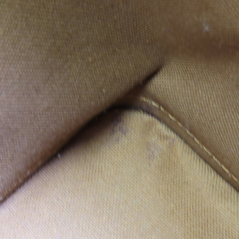 LOUIS VUITTON Monogram Mini Noe金扣肩背袋棕色-12