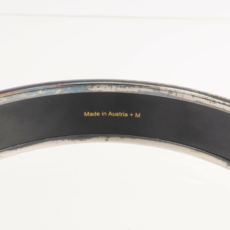 HERMES 金屬/琺瑯Emallie Bangle手鐲-4