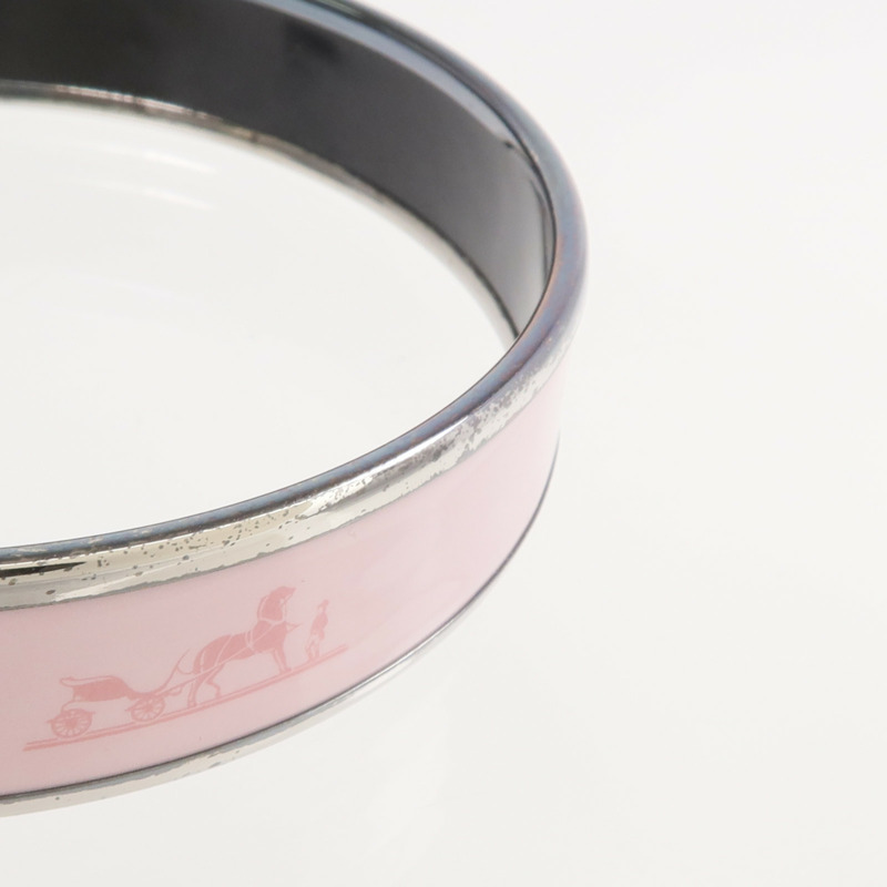 HERMES 金屬/琺瑯Emallie Bangle手鐲-6