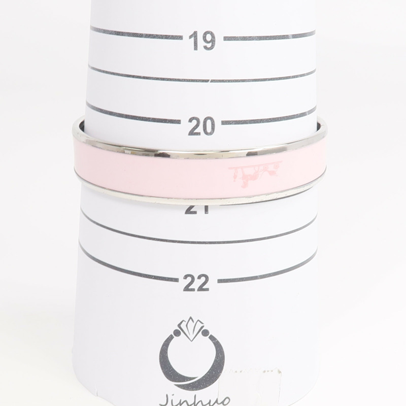 HERMES 金屬/琺瑯Emallie Bangle手鐲-8