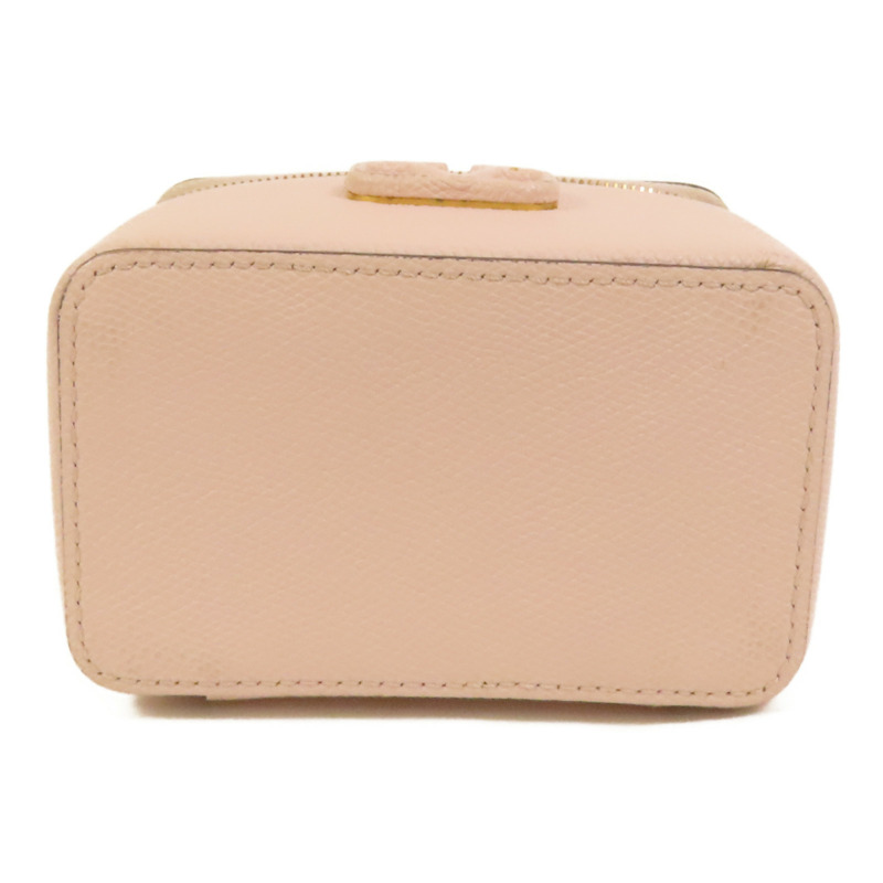 Valentino 牛皮皮革Garavani Vanity Case金扣手挽肩背兩用袋-3