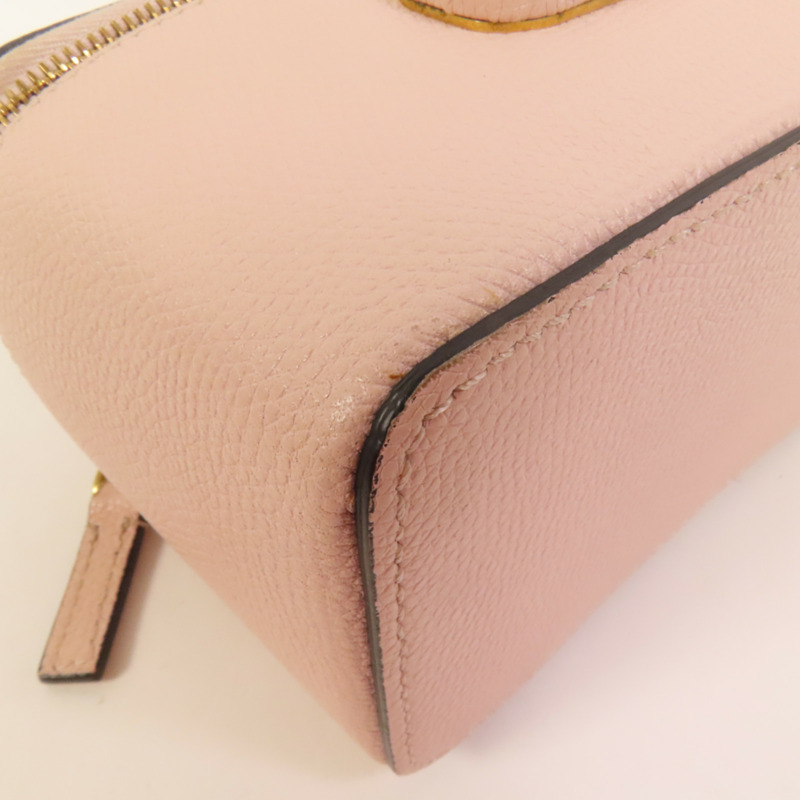 Valentino 牛皮皮革Garavani Vanity Case金扣手挽肩背兩用袋-10