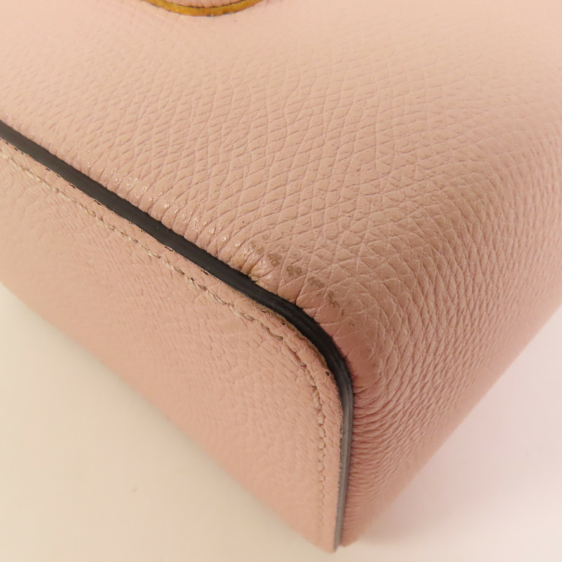 Valentino 牛皮皮革Garavani Vanity Case金扣手挽肩背兩用袋-13