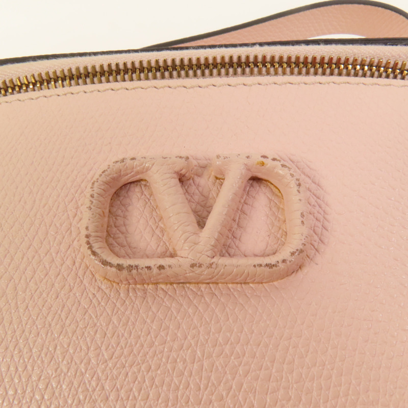 Valentino 牛皮皮革Garavani Vanity Case金扣手挽肩背兩用袋-14