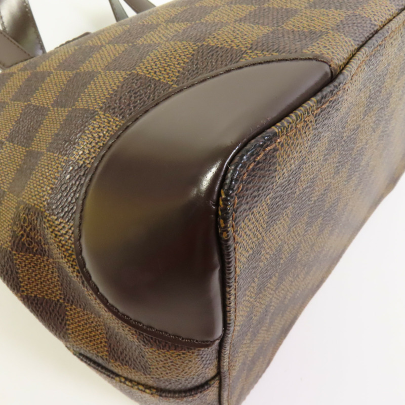 LOUIS VUITTON Damier Hampstead PM金扣手挽袋-12