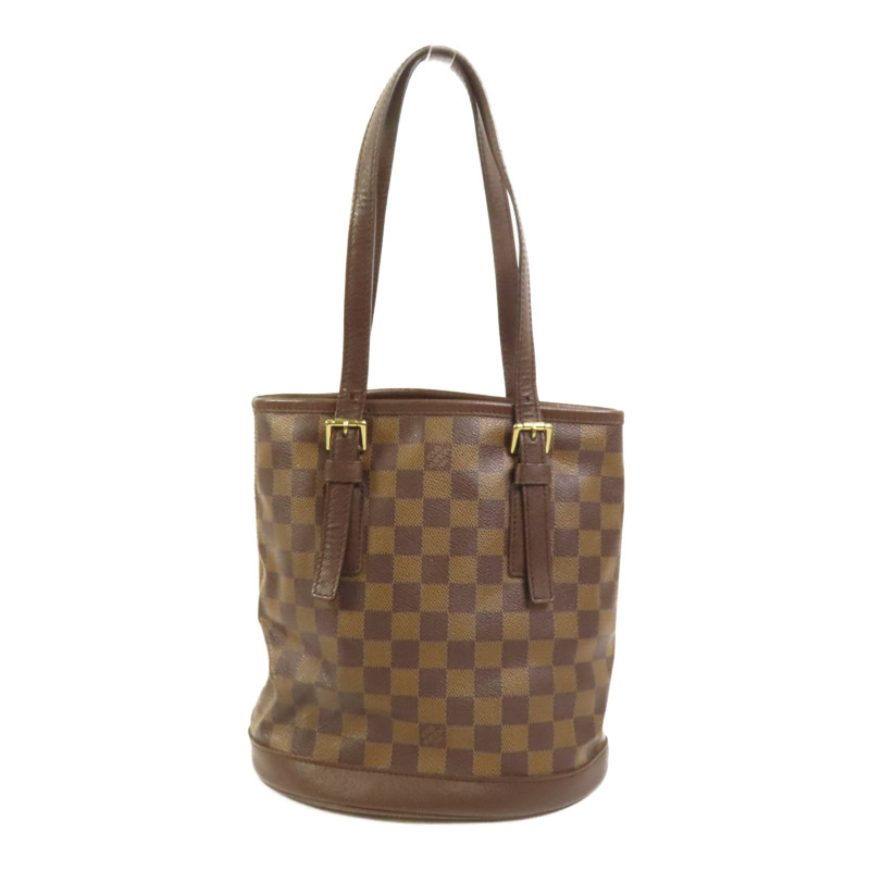 LOUIS VUITTON Damier Marais金扣肩背袋-1